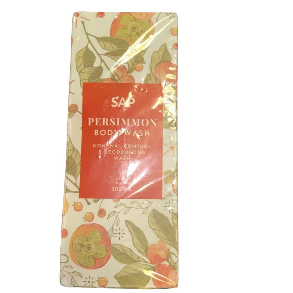 Sap Persimmon Body Wash  Purifying Deodorizing Soap For Men & Women Sealed 300ml